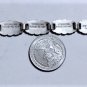 Vintage Sterling Silver Forget-Me-Not Links Name Bracelet Lot