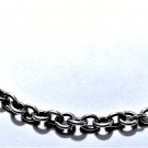 Vintage Sterling Silver Thick Chunky Oval Link Choker Chain Necklace Lot 16"