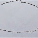 Vintage Sterling Silver Twist Bar & Link Baht Necklace lot w S Clasp