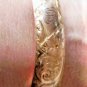 Antique Victorian Edwardian 10K GF Etched Monogrammed Bangle Bracelet Lot