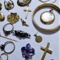 Antique Victorian Edwardian Gold Filled Wear Repair Harvest Jewelry Lot 32 Pcs