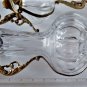 Antique 19th C Gilt Phoenix Ormolu Fitted Cut Crystal Palais Royal Vases Pair