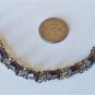 Vintage Sterling Silver Amethyst BALI Link Bracelet Lot 7"