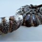 Antique 19th C 900 Silver Burma Squash Form Foliate Floral Betel Nut Container