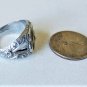 Antique Victorian Sterling Silver Ring Ornate Mens Signet Lot Sz 11
