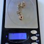 Antique Gold Filled Victoprian heart Lock Pendant Charm Bracelet Lot Small Size