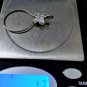 Vintage Sterling Silver Etched Butterfly Charm Holder Necklace Pendant Lot