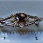 Vintage Sterling Silver Garnet  Pin Brooch Lot