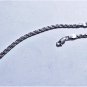 Vintage Sterling Silver Heavy Cobra Chain Necklace Lot 20"