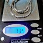 Vintage Sterling Silver Heavy Cobra Chain Necklace Lot 20"
