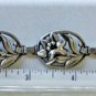 Vintage Sterling Silver Art Deco IRIS Floral Link Bracelet Lot 7.25"