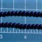Vintage Lapis Lazuli Beaded Necklace w/ 12K Gold Filled Clasp 16-1/4"