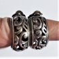Vintage Sterling Silver Silpada Scroll Openwork Clip Earrings Lot