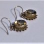 Vtg Sterling 925 Silver Beautiful Faceted Citrine Dangle Drop Wire Earrings Lot