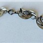 Vintage Sterling Silver JEWELART Art Deco Organic Leafy Link Necklace Lot 15.25"