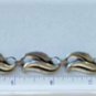 Vintage Sterling Silver JEWELART Art Deco Organic Leafy Link Necklace Lot 15.25"