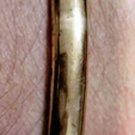 Antique Victorian Plain Engravbale Gold Filled Bangle Bracelet Lot Slip-On