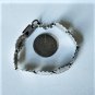 Vtg Sterling Silver FORGET-ME-NOT Engraved Sweetheart Name Panel Bracelet Lot
