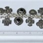 Vintage Sterling Silver Southwest Navajo Elgin Tom Toggle Charm Necklace Lot