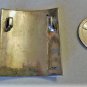 Vintage Sterling Silver Huge MODERNIST Curved Plaque Necklace Pendant Lot