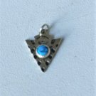 Southwest Navajo Tribal Stamped Sterling Silver Turquoise Arrowhead Pendant Lot