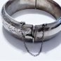 Antique Victorian Sterling Silver Etched Birminham Hallmark Bangle Bracelet Lot