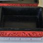Antique Chinese Cinnabar Lacquer Lidded Box Lot
