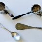 Antique Victorian Edwardian Sterling Silver Utensils Lot Tea Strainer Spoon Etc