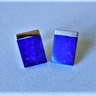 Vintage Sterling Silver Southwestern Lapis Stud Earrings Lot
