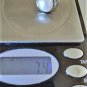 Vtg Sterling Silver ISRAEL MODERNIST Organic Style Mabe Pearl Ring Lot Size 7