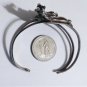 Vintage Sterling Silver Southwestern Mare & Colt Horses Relief Cuff Bracelet Lot