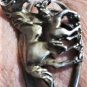 Vintage Sterling Silver Southwestern Mare & Colt Horses Relief Cuff Bracelet Lot