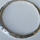 Vtg Sterling Silver Southwestern Taxco MEXICO HNZI Link Heavy Necklace ~ 18.25"