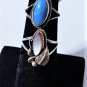 Vintage Sterling Silver SOUTHWEST Navajo Turquoise MOP Rings Lot Collection