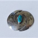 Vintage Southwest Navajo Sterling Silver & Turquoise Galaxy Pin Brooch Lot