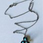 Vintage Sterling Silver Southwest Turquoise Navajo Pendant Necklace Lot 16"