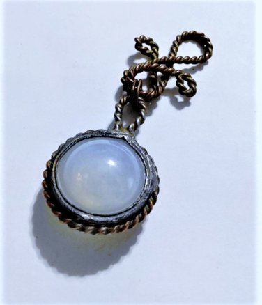 Anrique Victorian Gold Filled Huge Mysterious Opaline Glass Watch Fob Lot