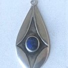 Vintage Sterling Silver MODERNIST North Star Lapis Necklace Pendant Lot