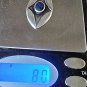 Vintage Sterling Silver MODERNIST North Star Lapis Necklace Pendant Lot