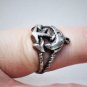 Vintage Sterling Silver Dolphin Sailor Anchor Nautical Maritime Ring Lot Size 7