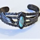 Vintage Southwest Sterling Silver Harvey Navajo Turquoise Cuff Bracelet Lot