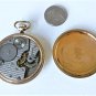 Antique Gold Filled Ingersoll 7J 16s Reliance Pocket Watch Lot RUNS