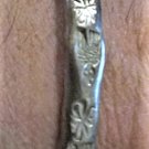 Vintage Sterling Silver Taxco Mexico BIRD & FLOWER Design Bangle Bracelet Lot