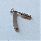 Vtg Sterling Silver BEAU Antique Folding Straight Razor Bracelet Charm