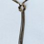 Vintage Sterling Silver 3-Strand Square Snake Chain iTALY Lariat Necklace Lot