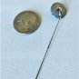 Antique Edwardian Sterling Silver Arts & Crafts Owl Relief Button Stickpin Lot