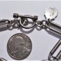Vtg Sterling 925 SOUTHWEST Toggle Bracelet Collection Religious Charms Crosses