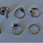 Vintage Sterling Silver Rings Lot Collection Sizes 5-9