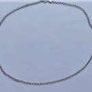 Vintage Sterling Silver Rolo Chain Necklace Lot 20"