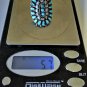 Vtg Sterling Silver Southwest Turquoise Petit Point Snake Eye Ring Lot Sz 4.5
